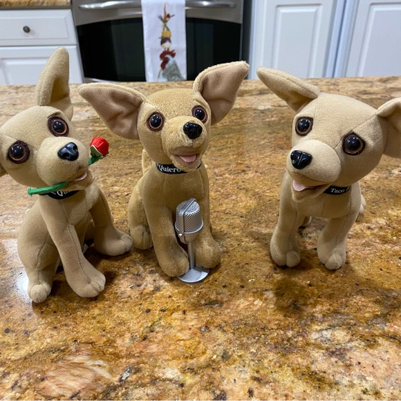 VTG Taco Bell Chihuahuas Set of 3 - Picture 2 of 7